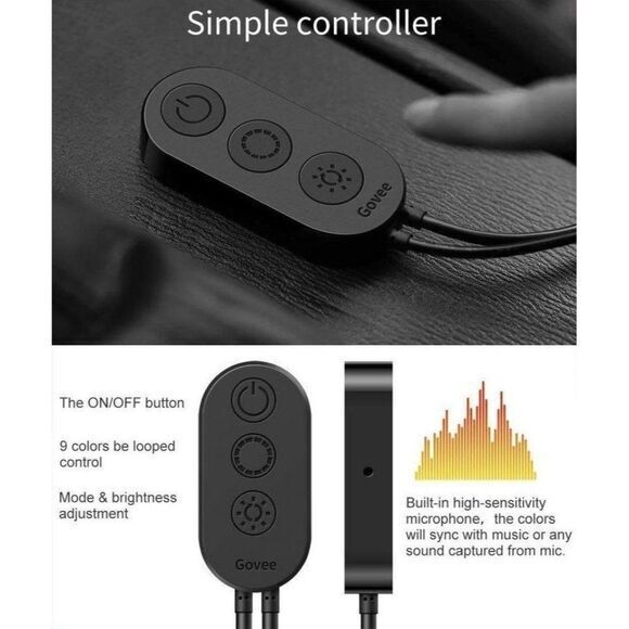 Interior Car Lights, LED Car Strip Lights with Two-Line‎ Waterproof Design - Picture 3 of 6